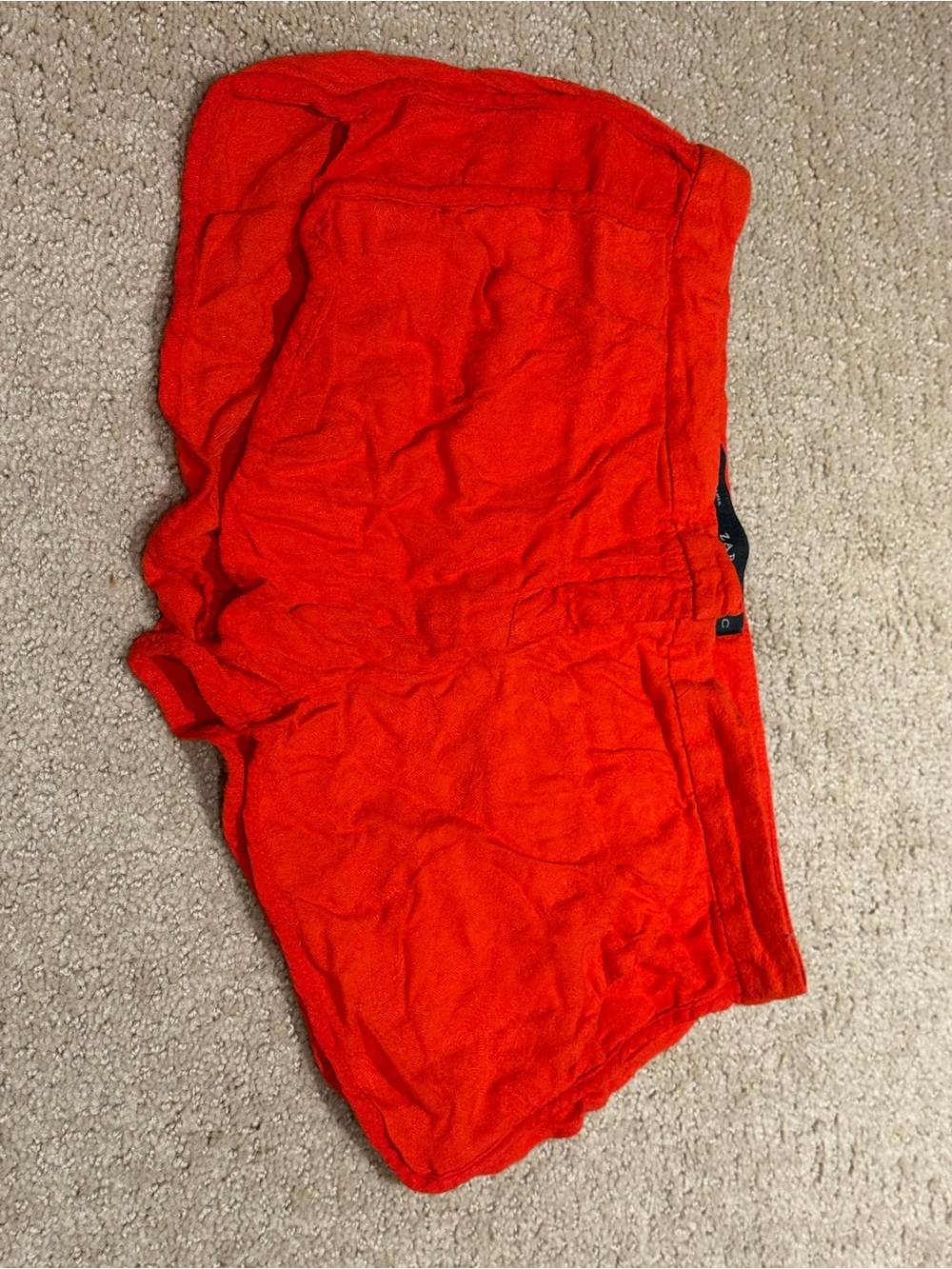 Zara Red Women's Casual Shorts